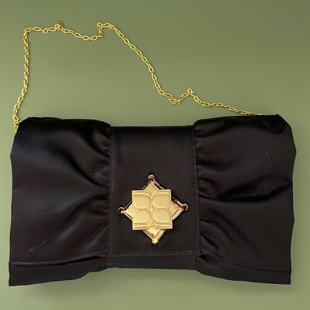 BCBG Maxazria Satin Clutch